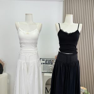 Women's Lace Camisole Tank Top with Built-in Bra Pads Summer Cool Feeling