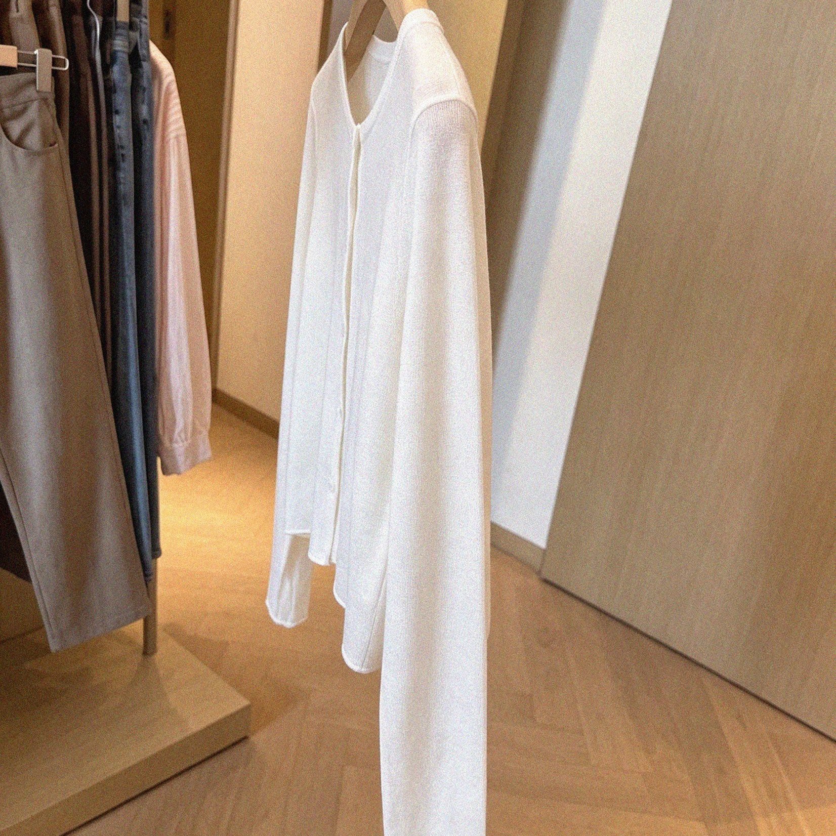 Women's Long Sleeve Knit Cardigan Top Early Autumn Casual - Image 5